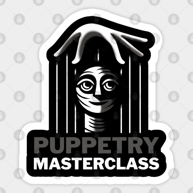 Puppetry Masterclass Sticker by ThesePrints